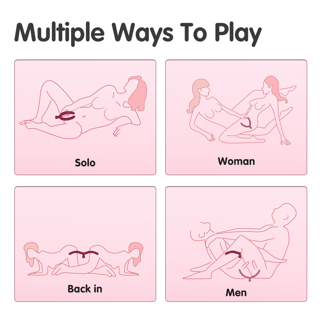 Y-Lover Double Sided Rose Bloom Dildos Vibrator