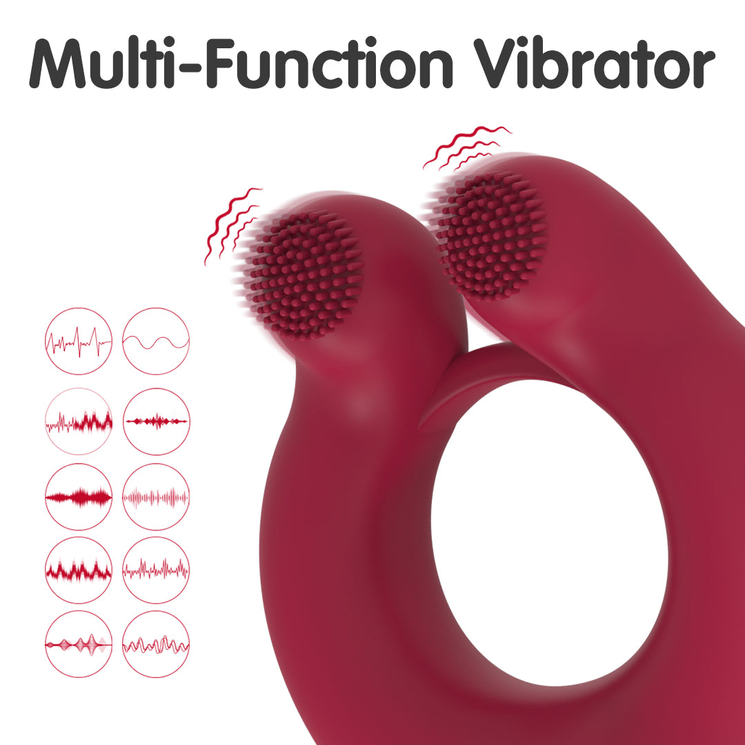 Lip Lock Vibrating Cock Ring