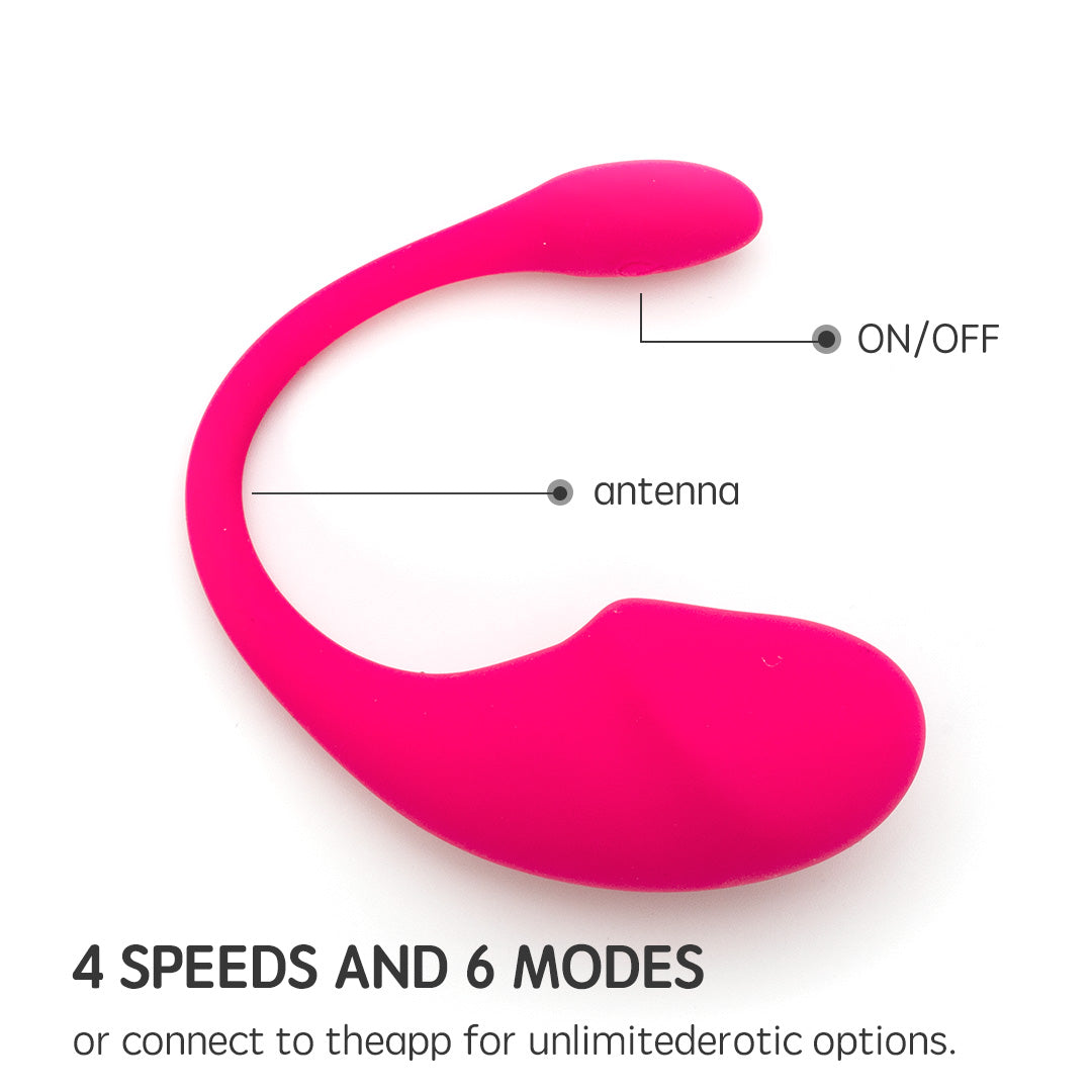 Lola 2 App Bluetooth Wireless Control Rechargeable Love Egg Vibrator