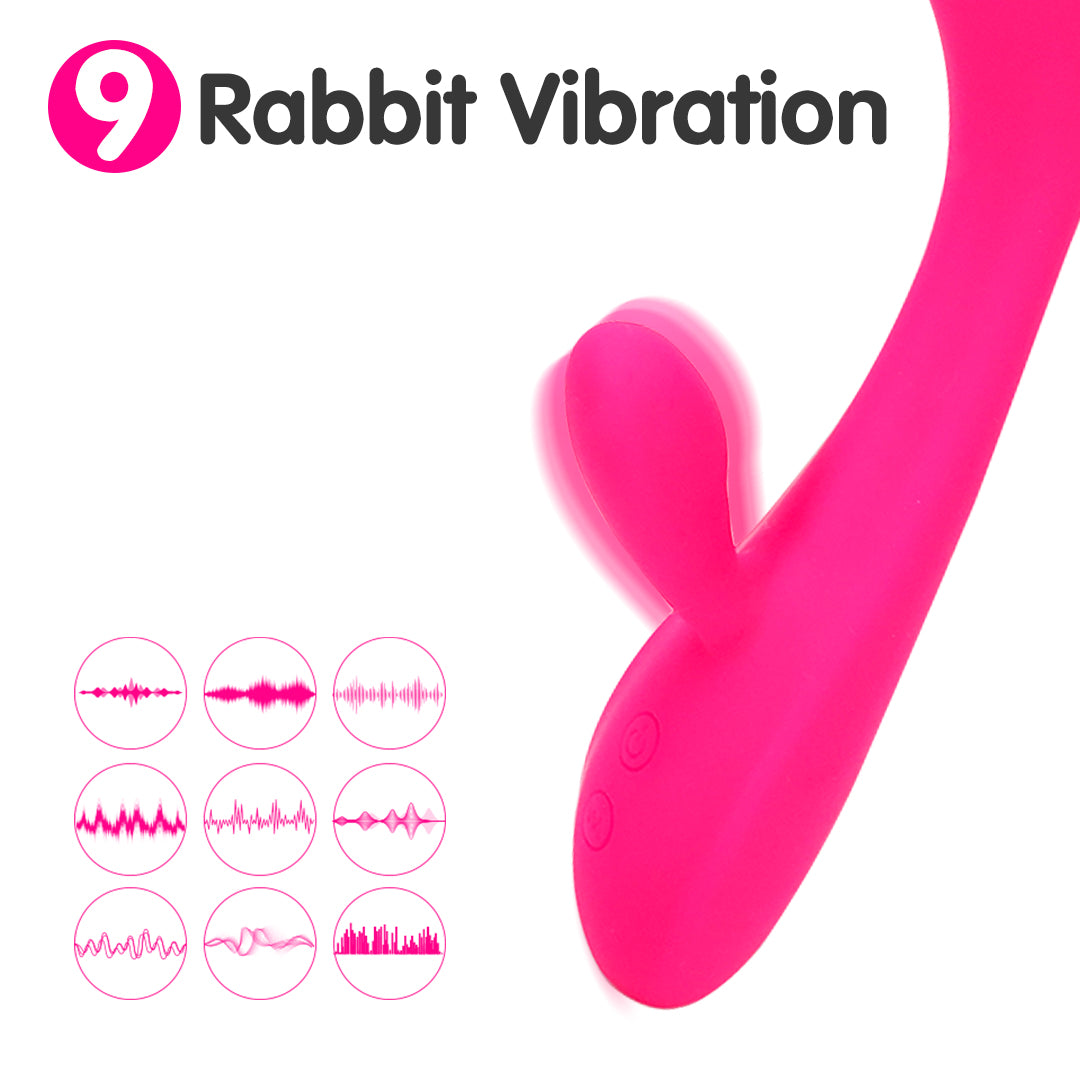 Vibe Boom Rabbit vibrator with 9 vibration modes