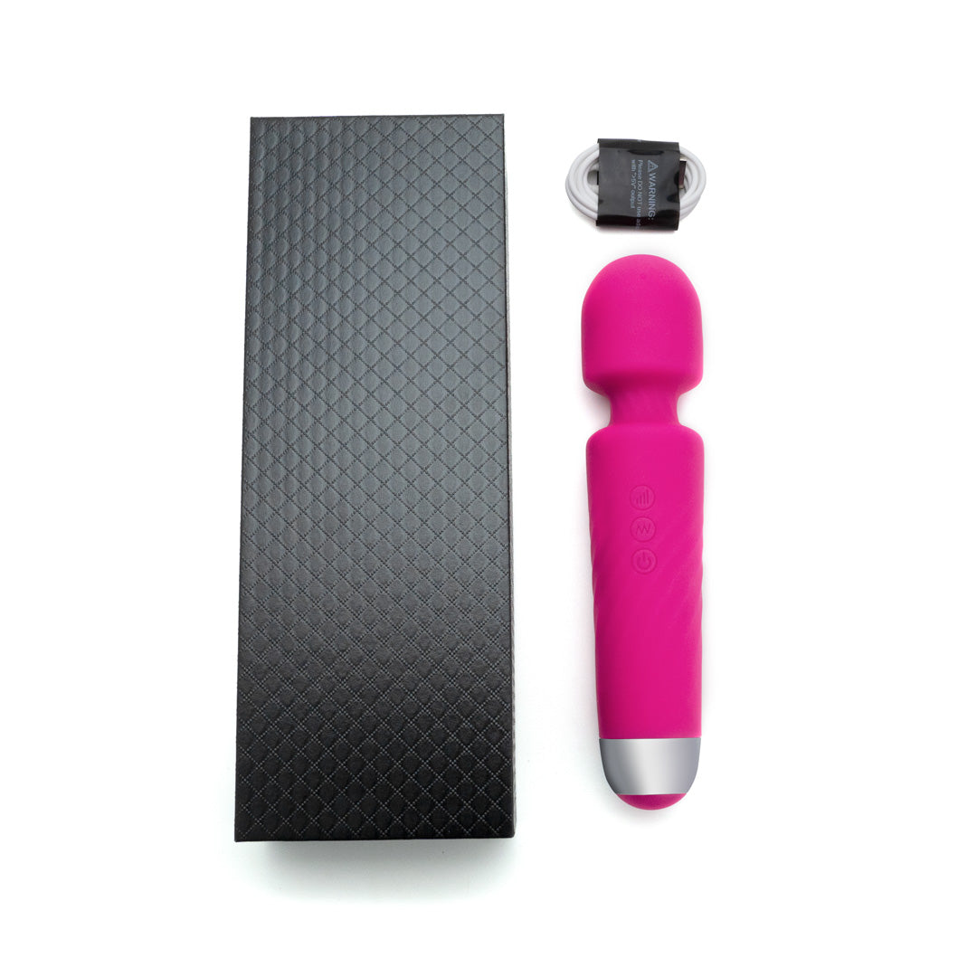 Pink Silicon Massage Wand