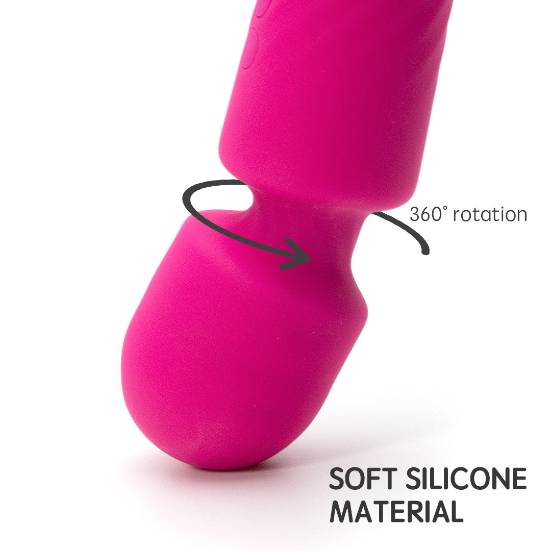 Pink Silicon Massage Wand