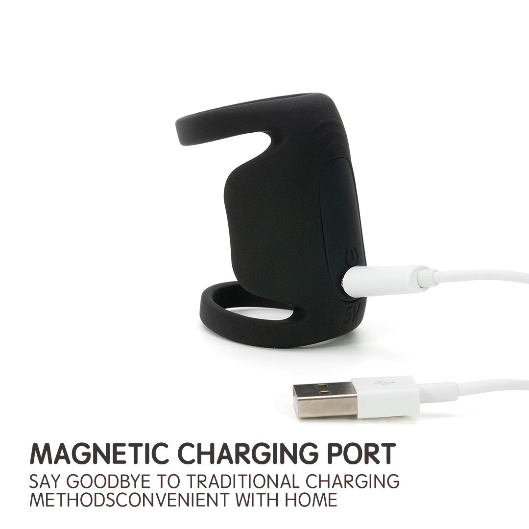 Magnetic charging cock ring vibrator, USB charging