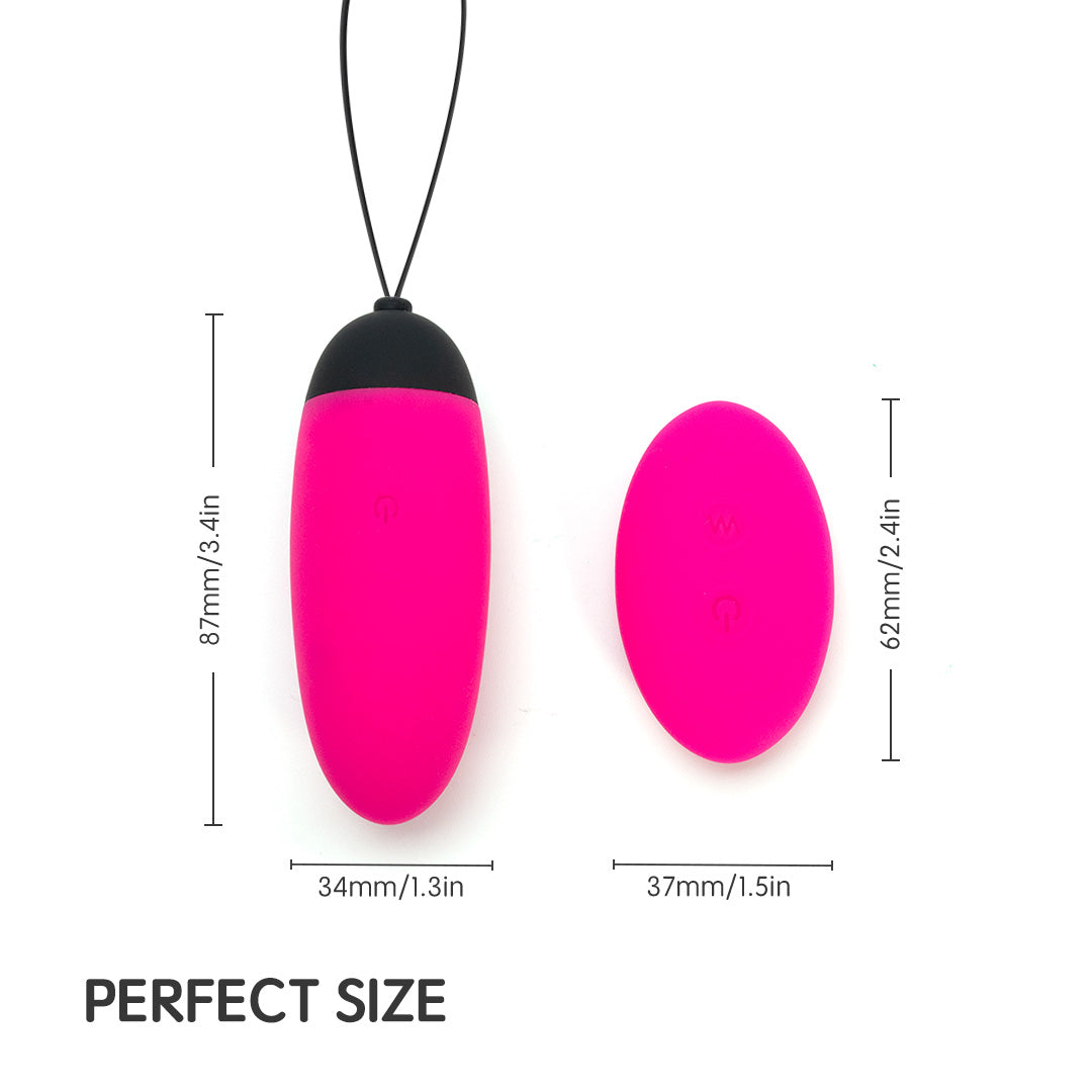 Amanda Rechargeable Remote Control Love Egg Vibrator