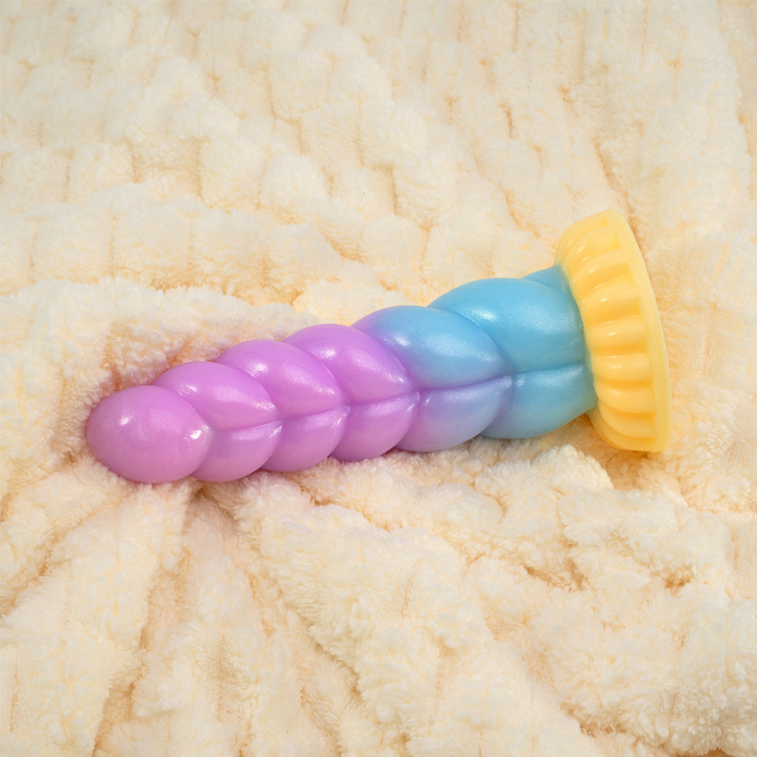 Unicorn Twist Silicone Dildos Remote Control Vibrator