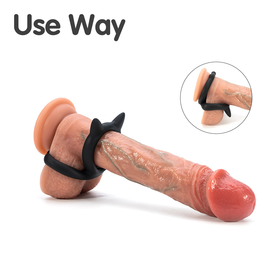 Kitty Tease Silicone Cock Ring
