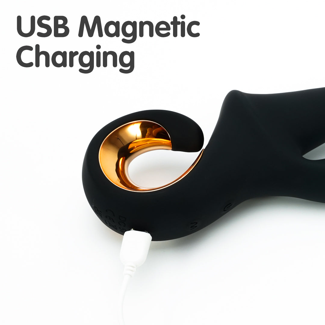 Eclipse Rabbit vibrator with USB magnetic charging