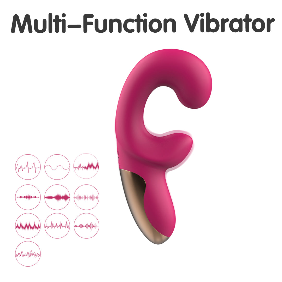 Multi-Function Pink Vibrator with Various Vibration Modes