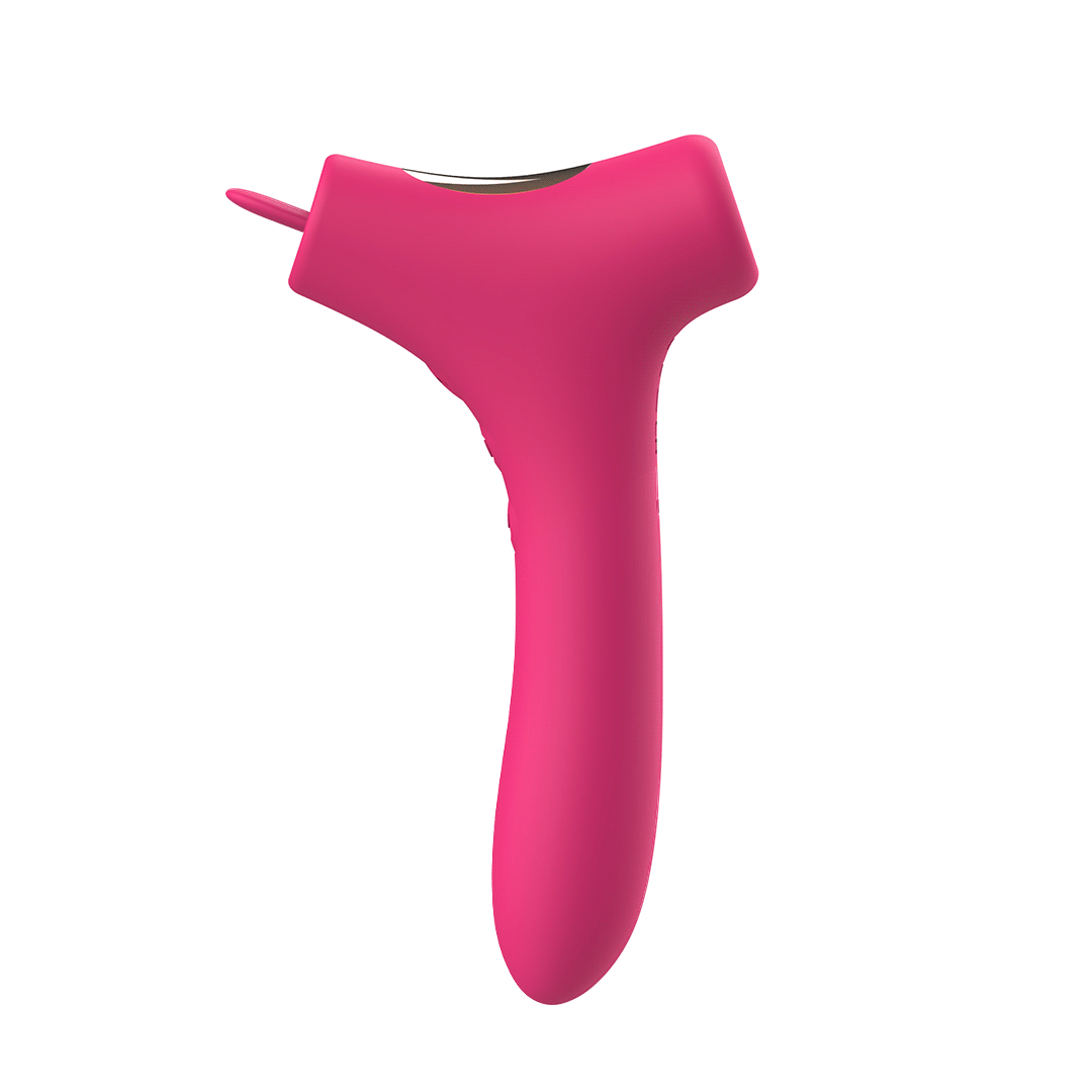 Pink Trio Pleasure 3-in-1 G-Spot and Clitoral Suction Vibrator