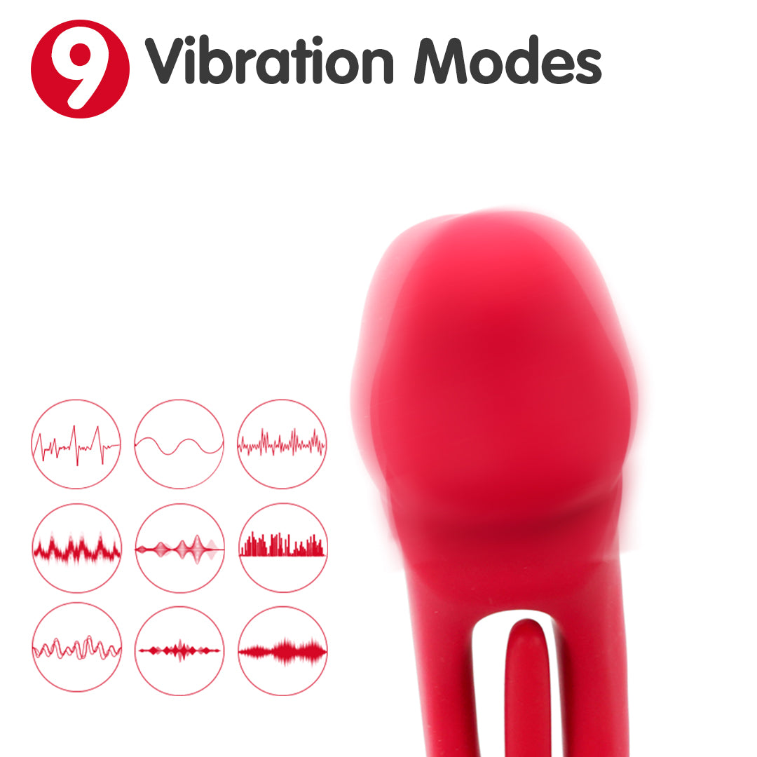 Challenger vibrator with 9 vibration modes