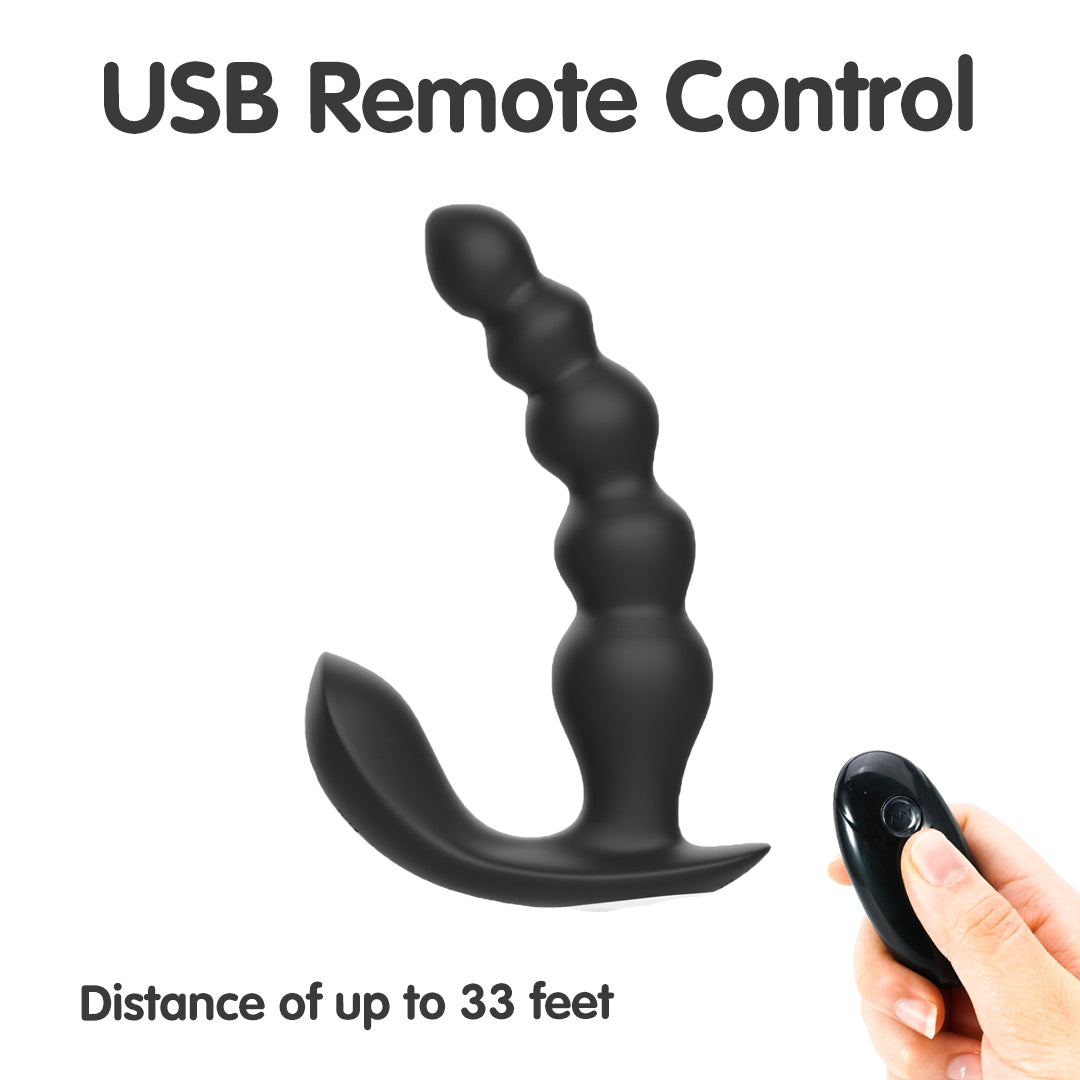 Remote controlled prostate massager for intimate pleasure