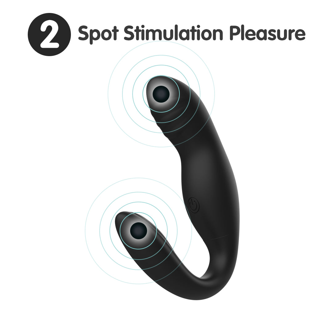 Prostate massager: spot stimulation pleasure