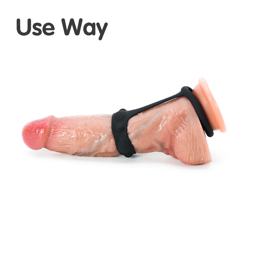 FitFlex penis ring product use demonstration