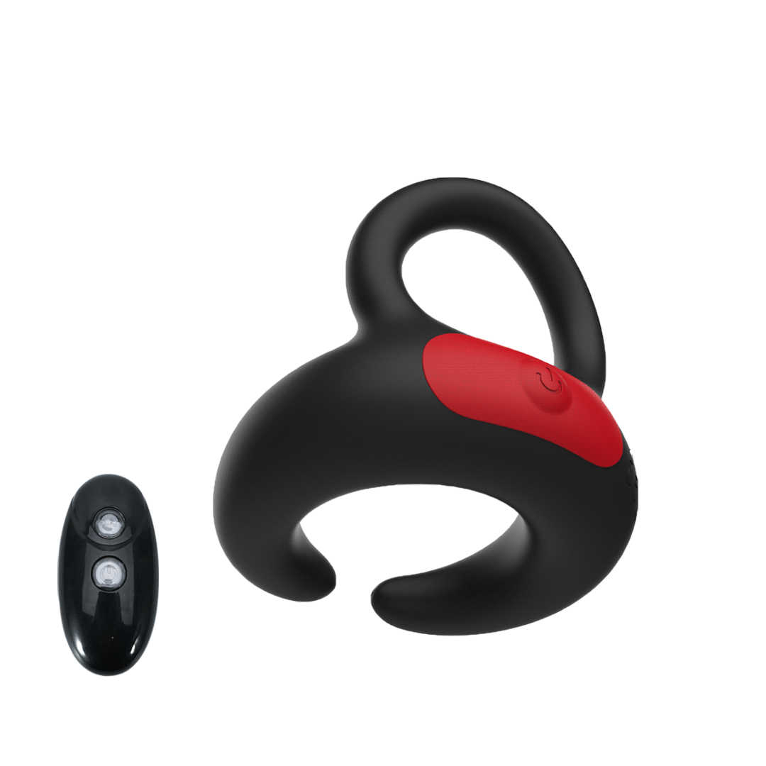 PulseLoop Rechargeable Silicone Cock Ring with remote control