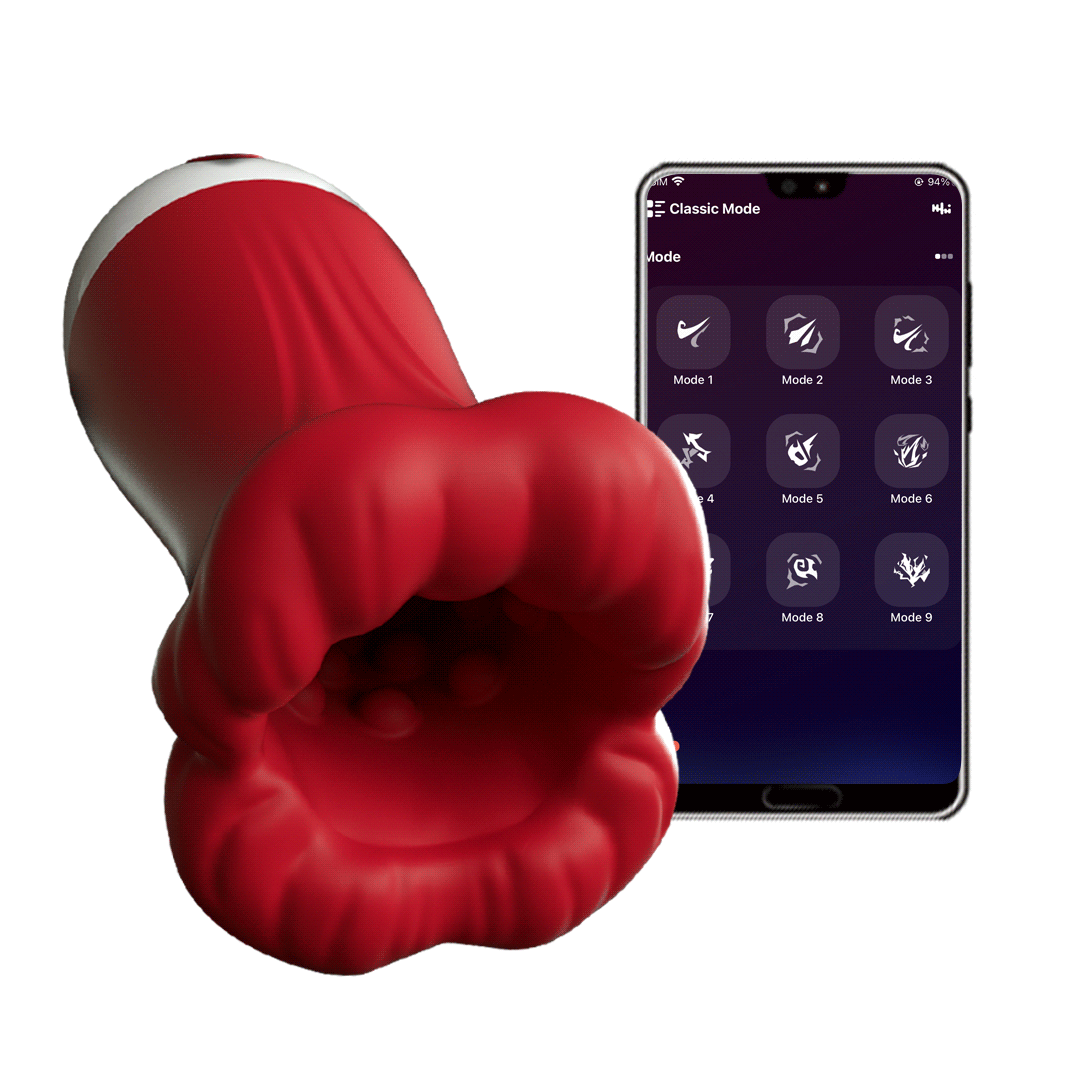 Big Mouth Flower Penis Training Masturbator