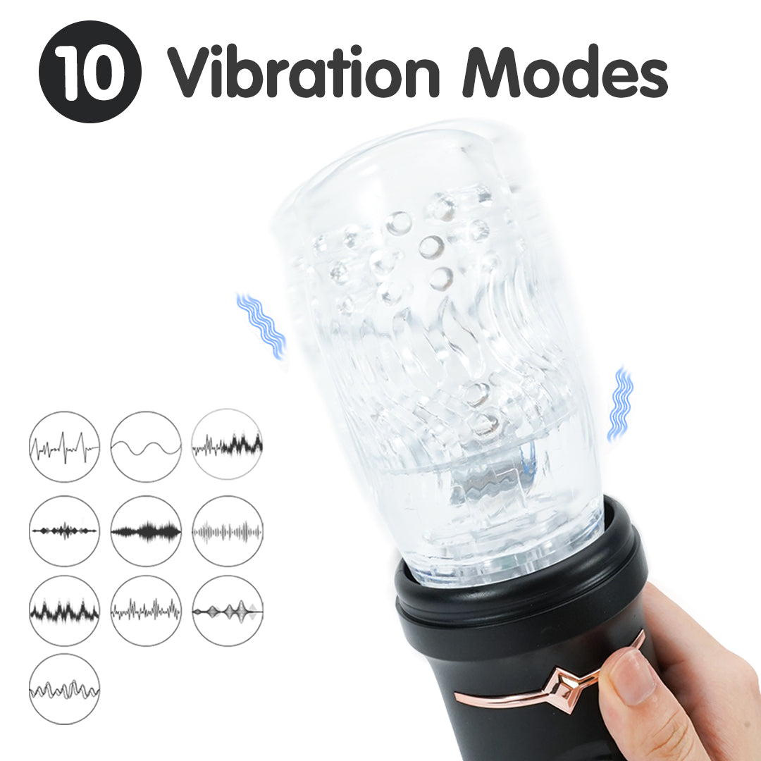 Arthur 2 Masturbator with 10 vibration modes