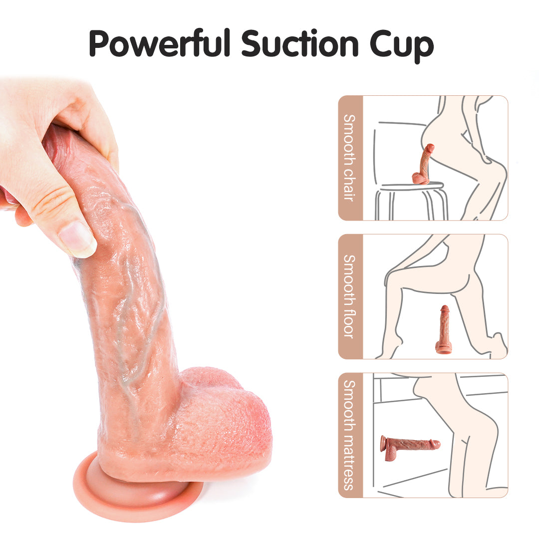 Eclipse Sensation Dildo with Suction Cup, realistic dildo