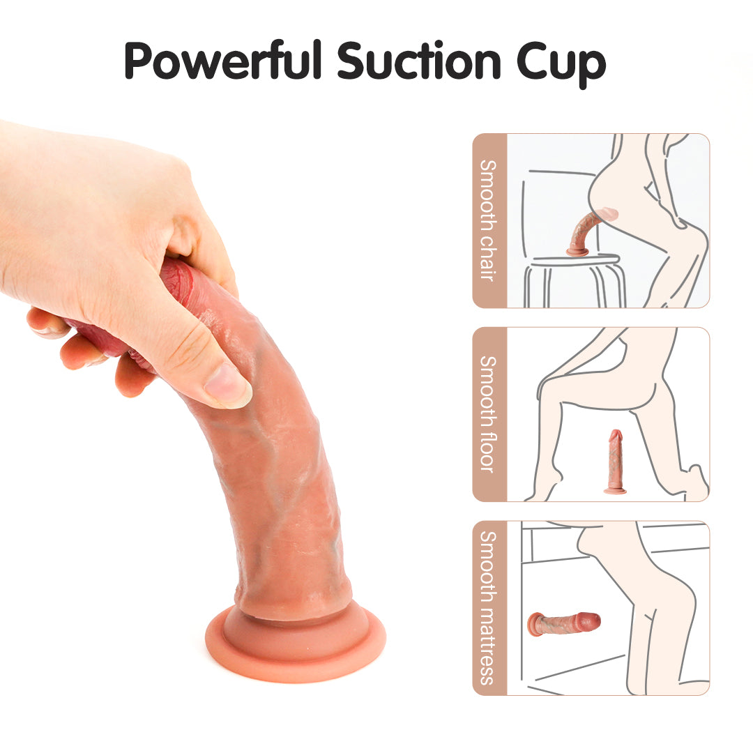 Eclipse Sensation dildo with powerful suction cup, for versatile use