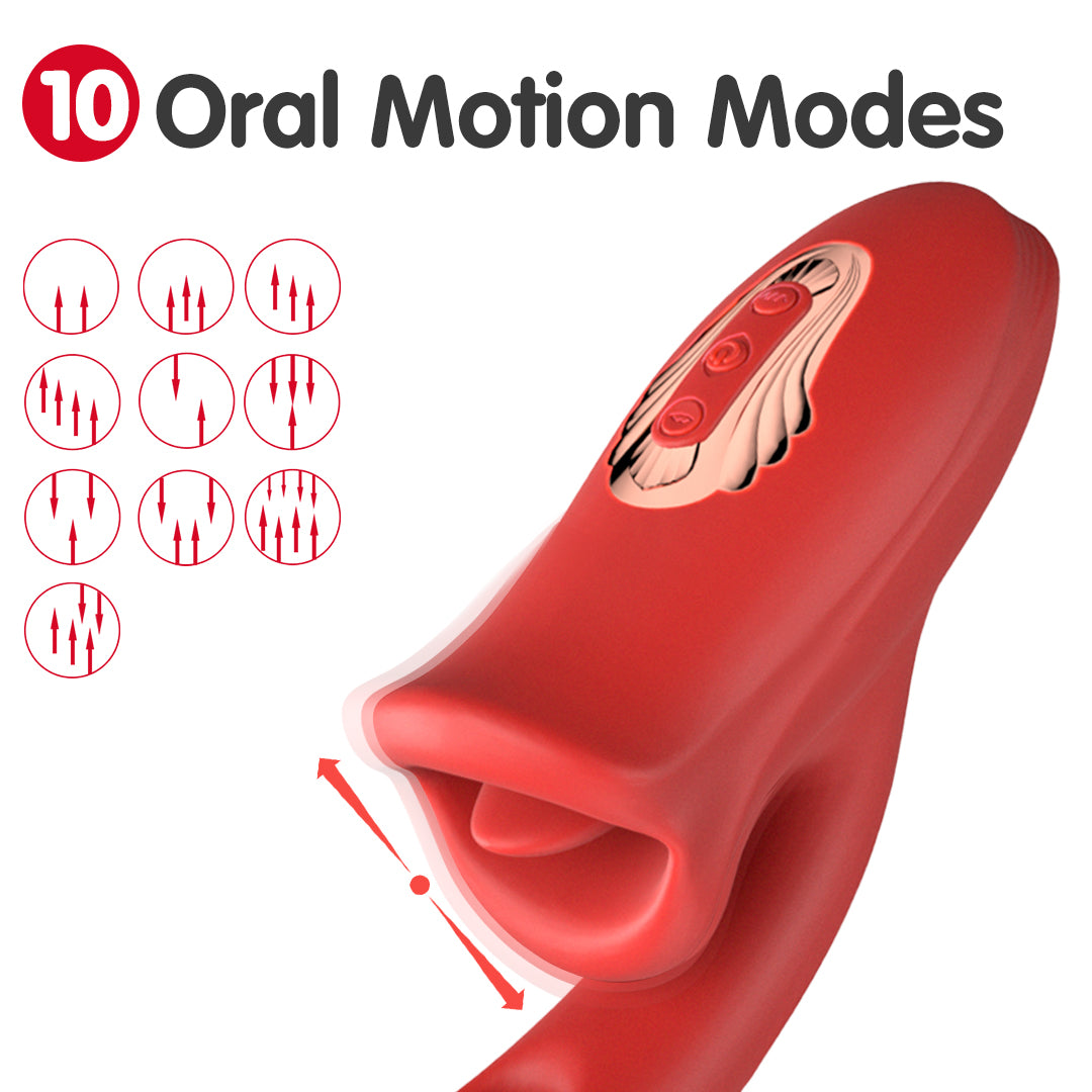 Sex Lip Pro 3-in-1 Tongue Vibrator