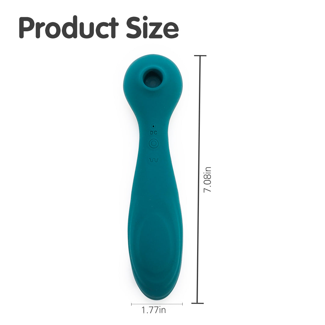 Bess Clitoral Stimulator product size, 7.08 inches long