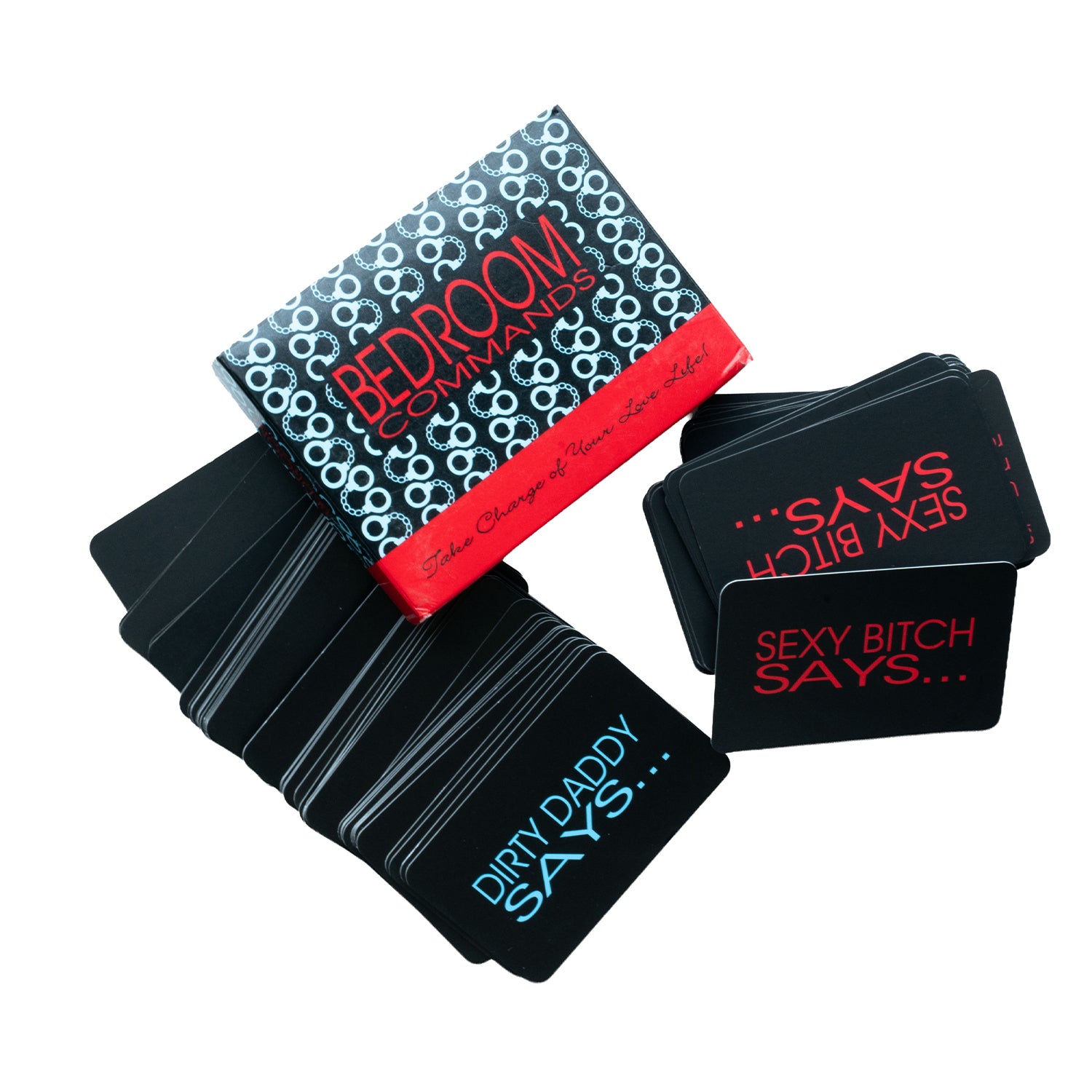 Cartas de juegos sexuales "Bedroom Commands" (108 cartas de juego)