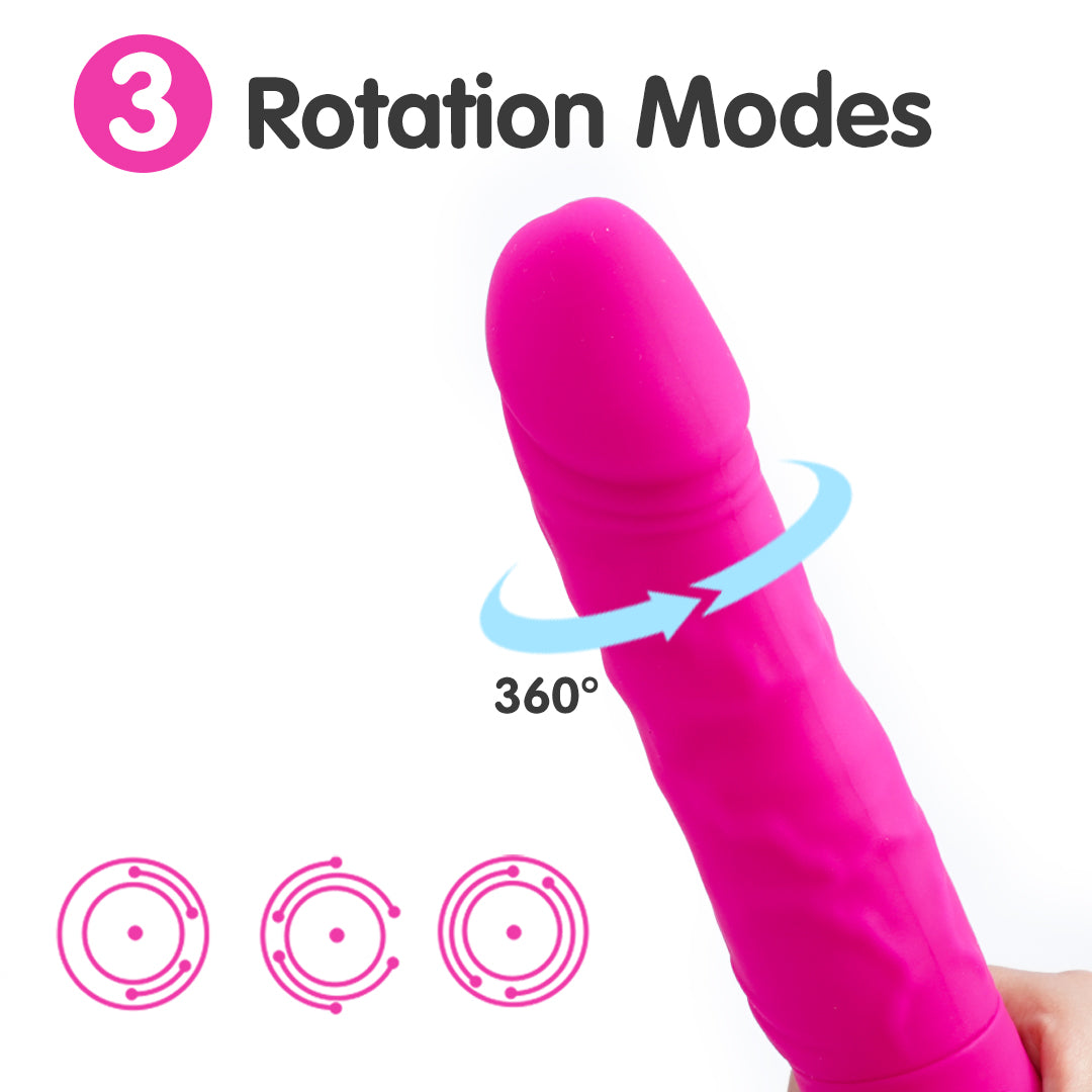 KING-2 dildo with 3 rotation modes