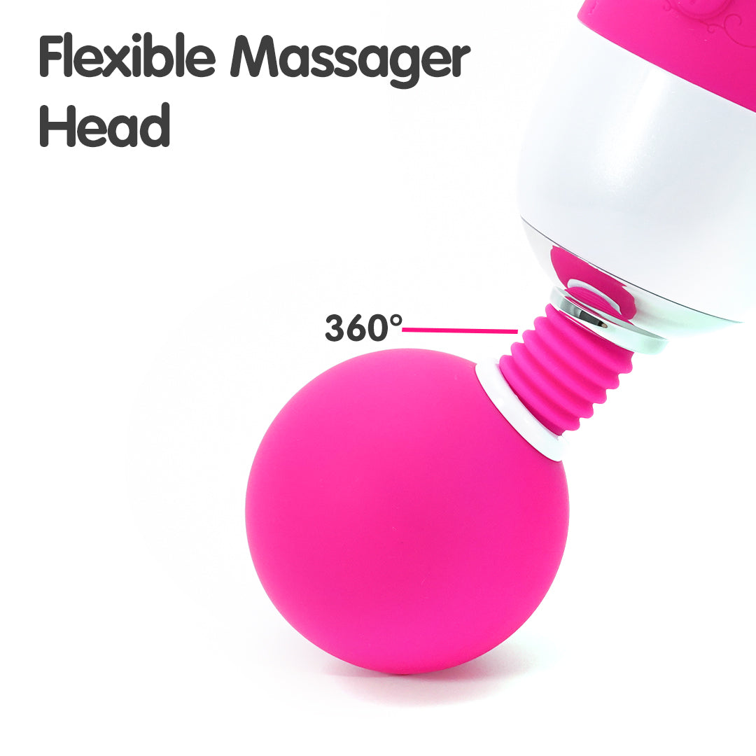 SWAND massager with 360-degree flexible head
