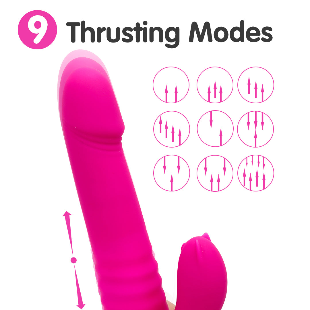 Kaya Vibrator's Nine Thrusting Modes