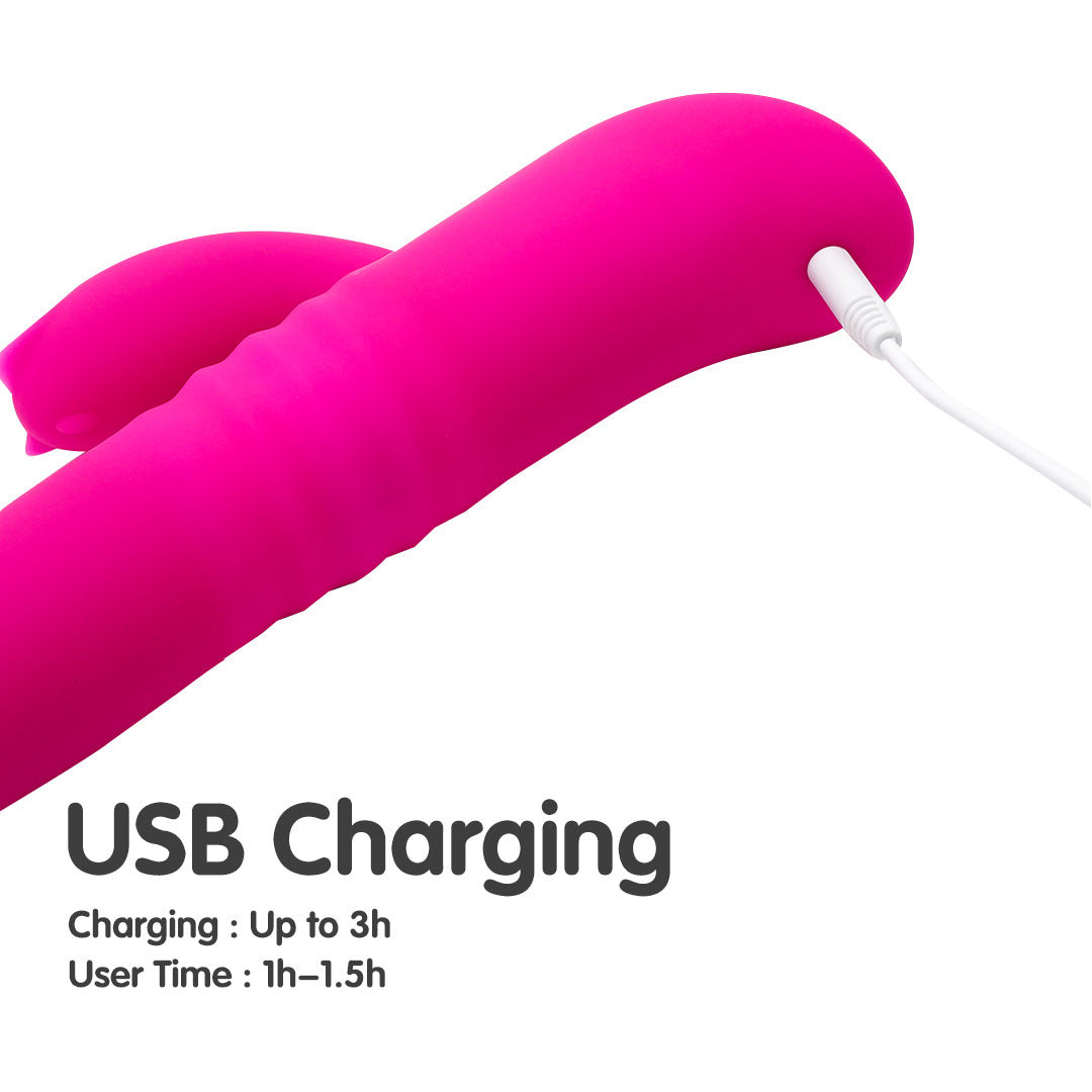 Kaya Rabbit Vibrator USB Charging