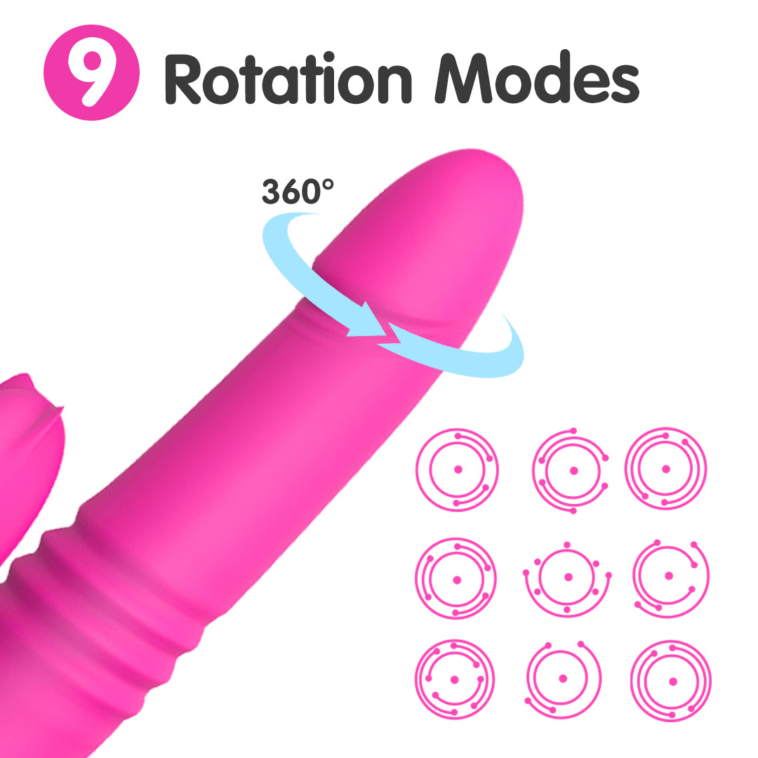 Kaya Vibrator with 9 rotation modes for enhanced pleasure