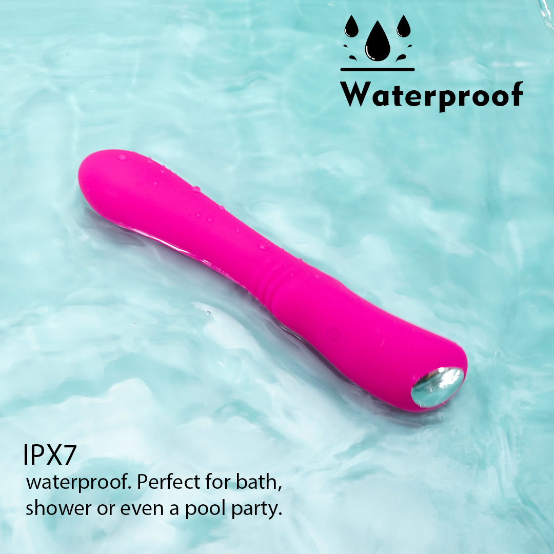 Waterproof G-spot vibrator for women, bath and shower