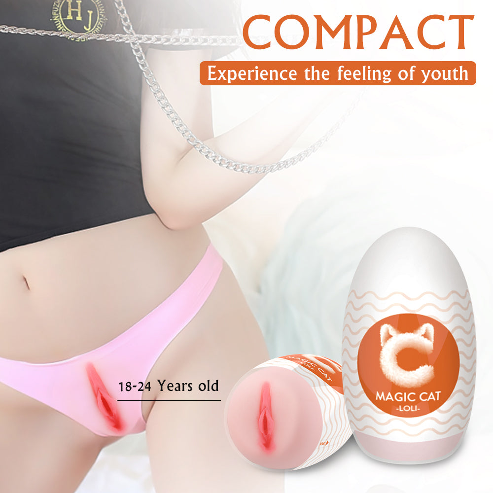 Magic Cat male masturbator, compact design, for youth