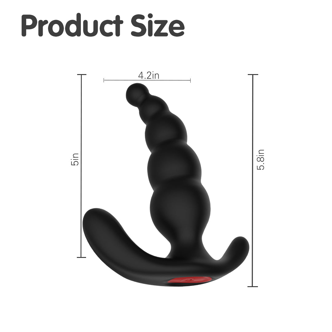 Dipper prostate vibrator size comparison, 5 inches tall