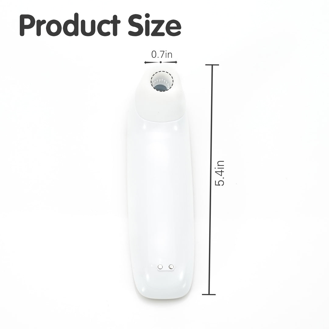 Hurricane Clitoral Stimulator Product Size - Bad Peach