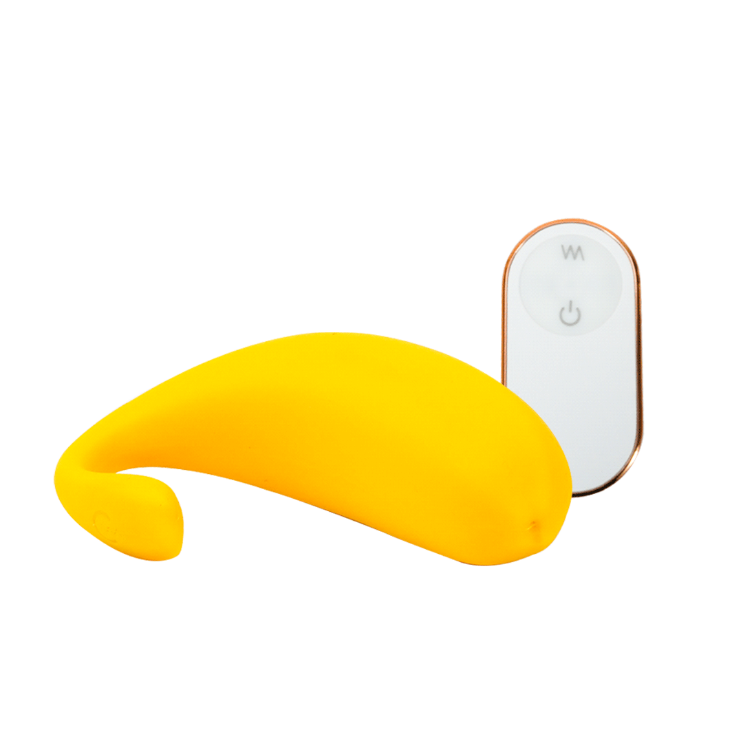 Banana Rechargeable Remote Control Love Egg Vibrator