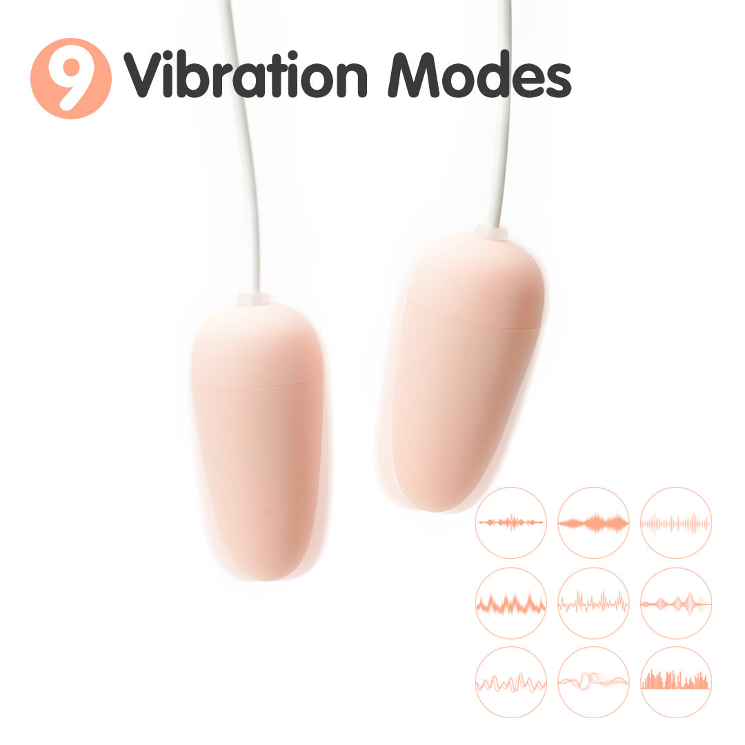 Pinecone Double Love Egg vibrator with 9 vibration modes