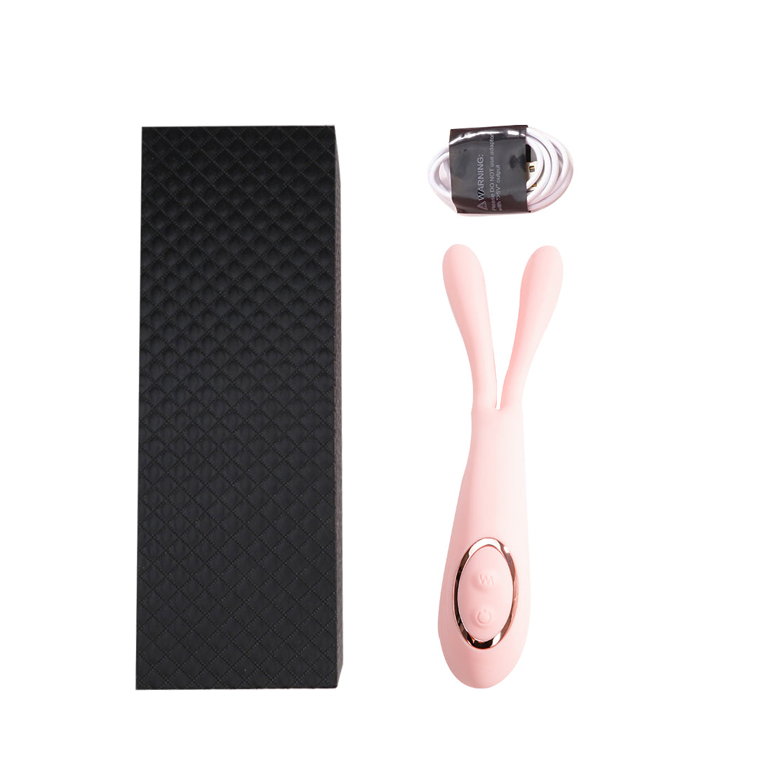 Jade Rabbit clitoral vibrator with accessories