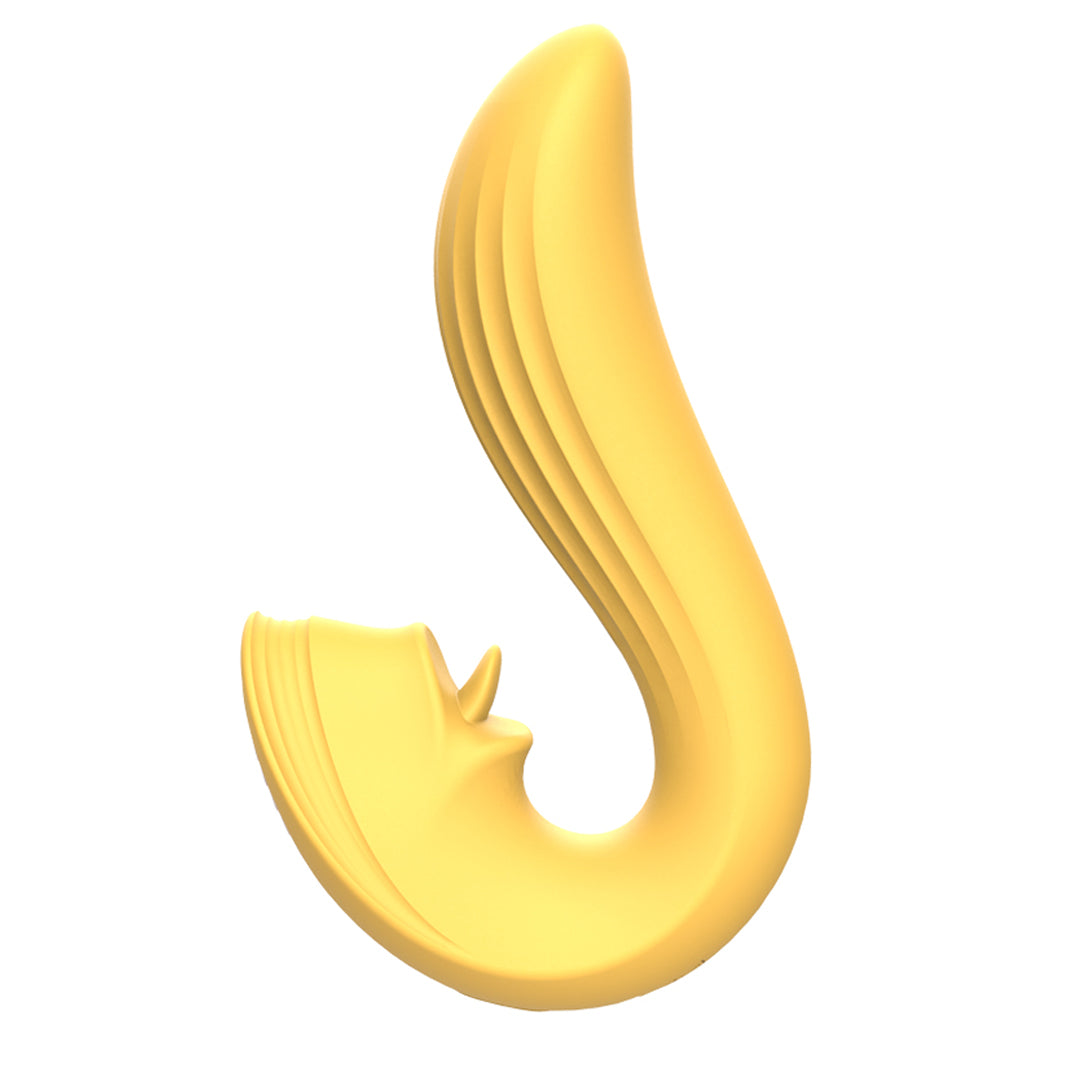 Yellow Velvet Kiss Clitoral Vibrator