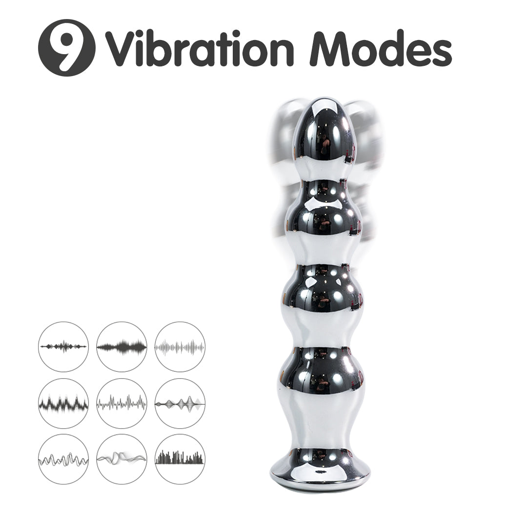 Gude Vibrating Butt Plug with 9 Vibration Modes