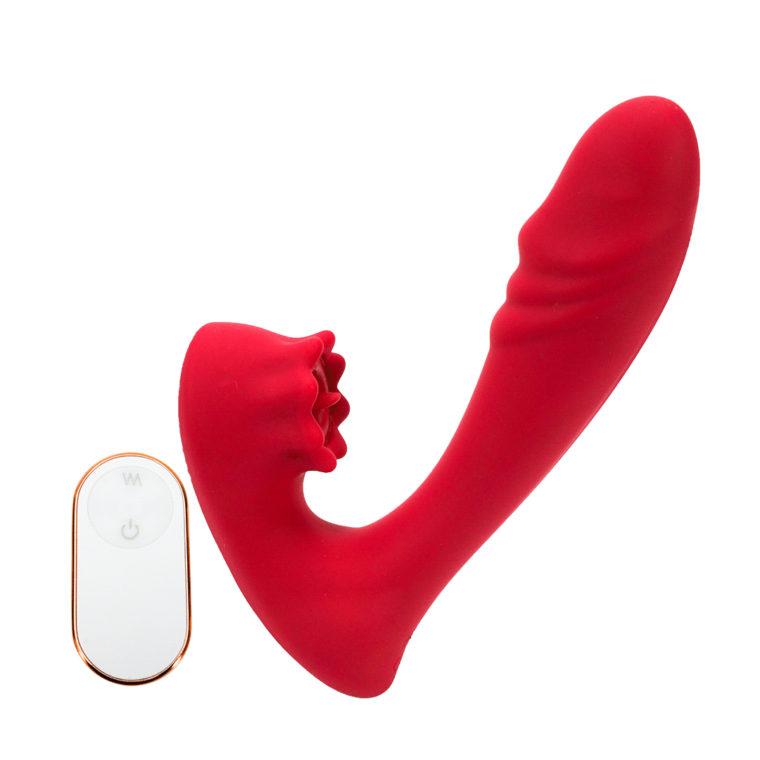 Forest Rain Remote Control Clitoral Licking Vibrator