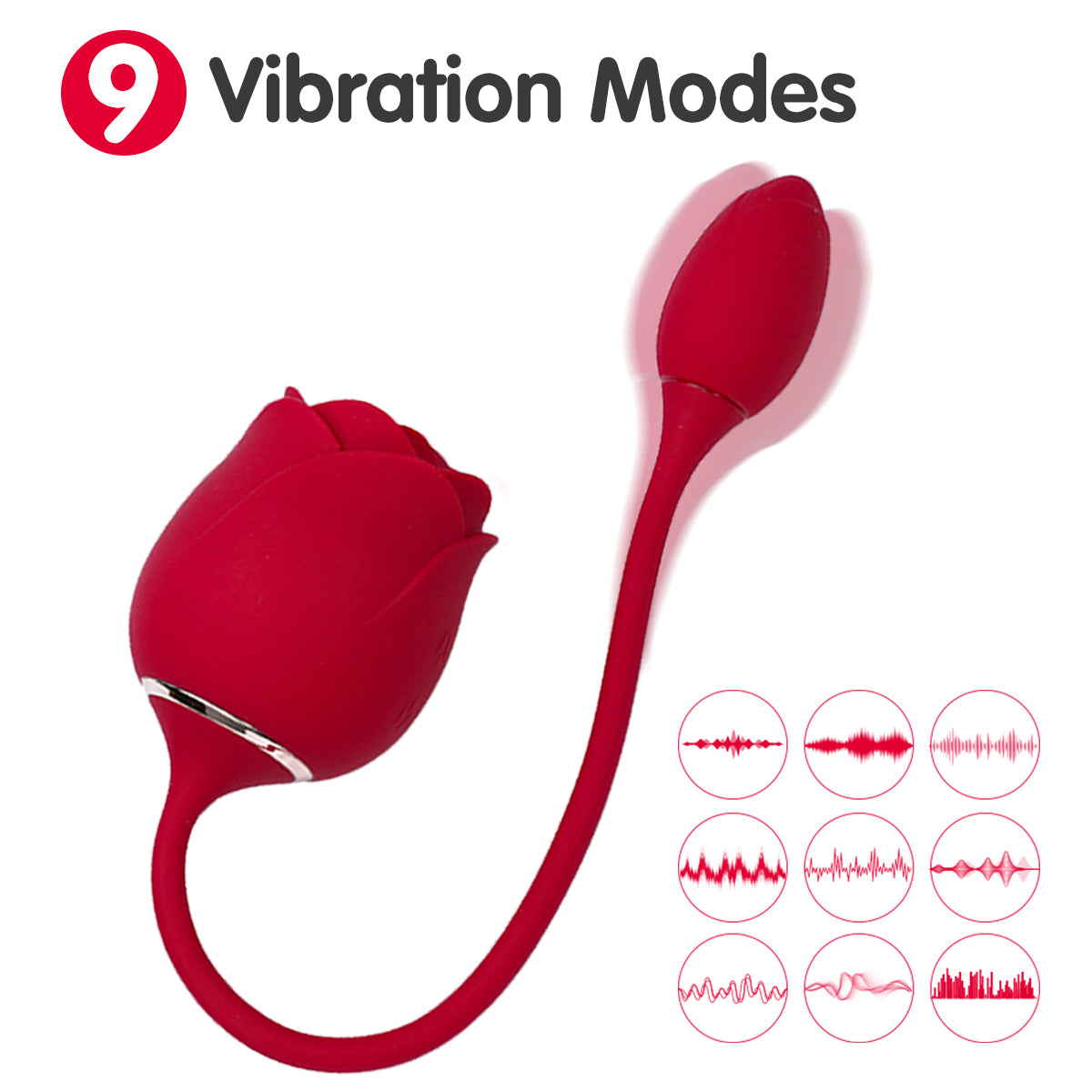 Immortal Flower Clitoral Suction Stimulator with 9 vibration modes