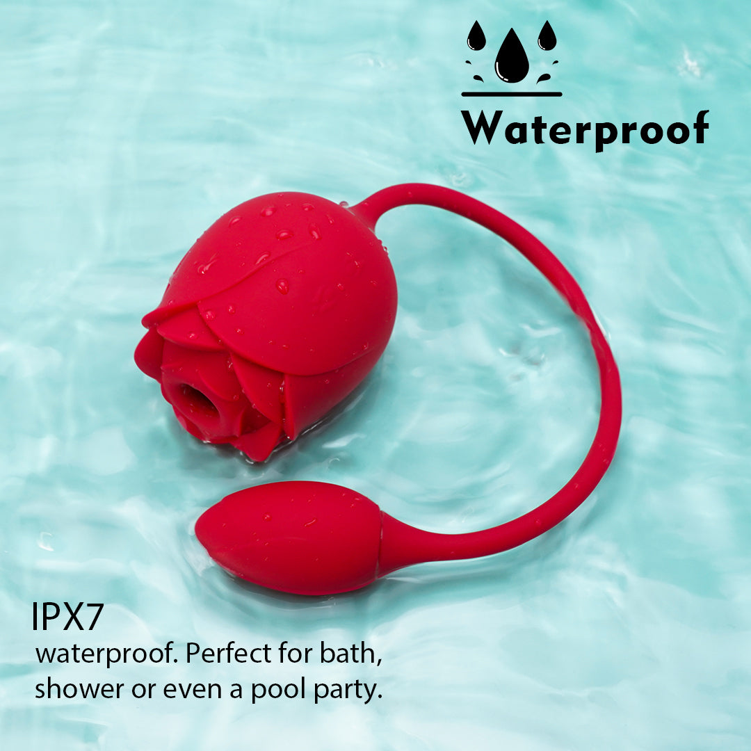Immortal Flower Clitoral Stimulator: Waterproof, for bath and shower
