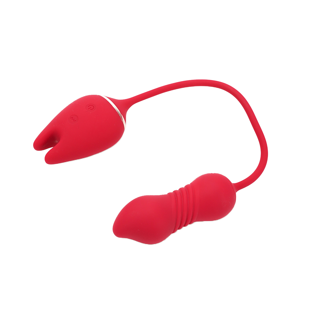 Red Wonder Lady Couple Bullet Massager
