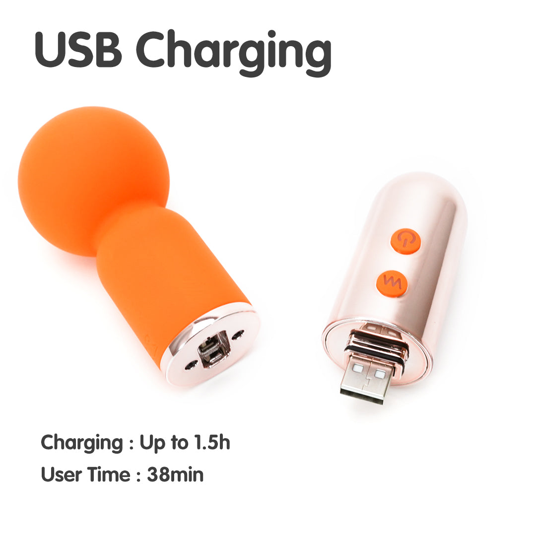 Adding Sugar Deluxe vibrator USB charging, up to 1.5h charge time