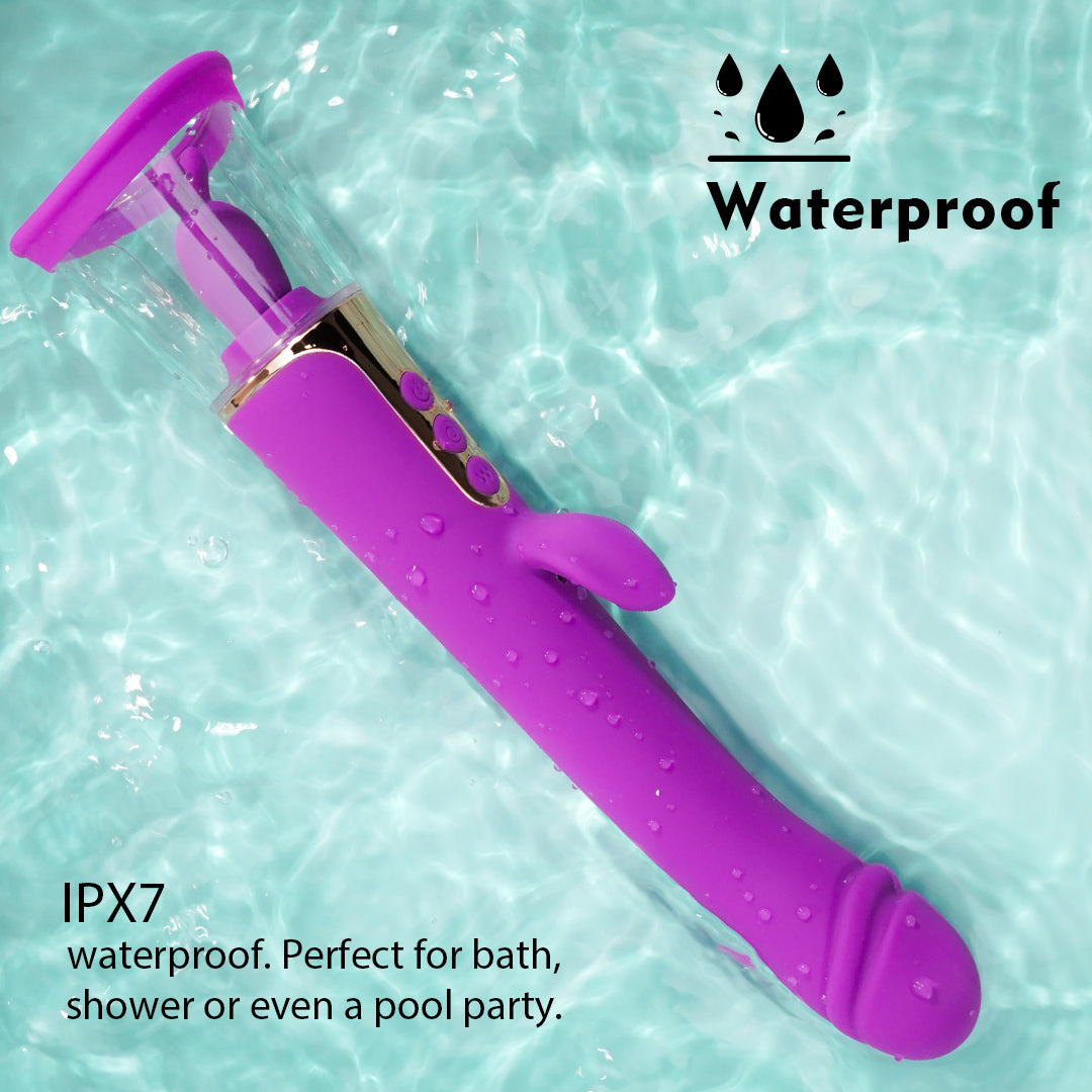 Purple Esther AV Bar Vibrator. Waterproof sex toy for bath