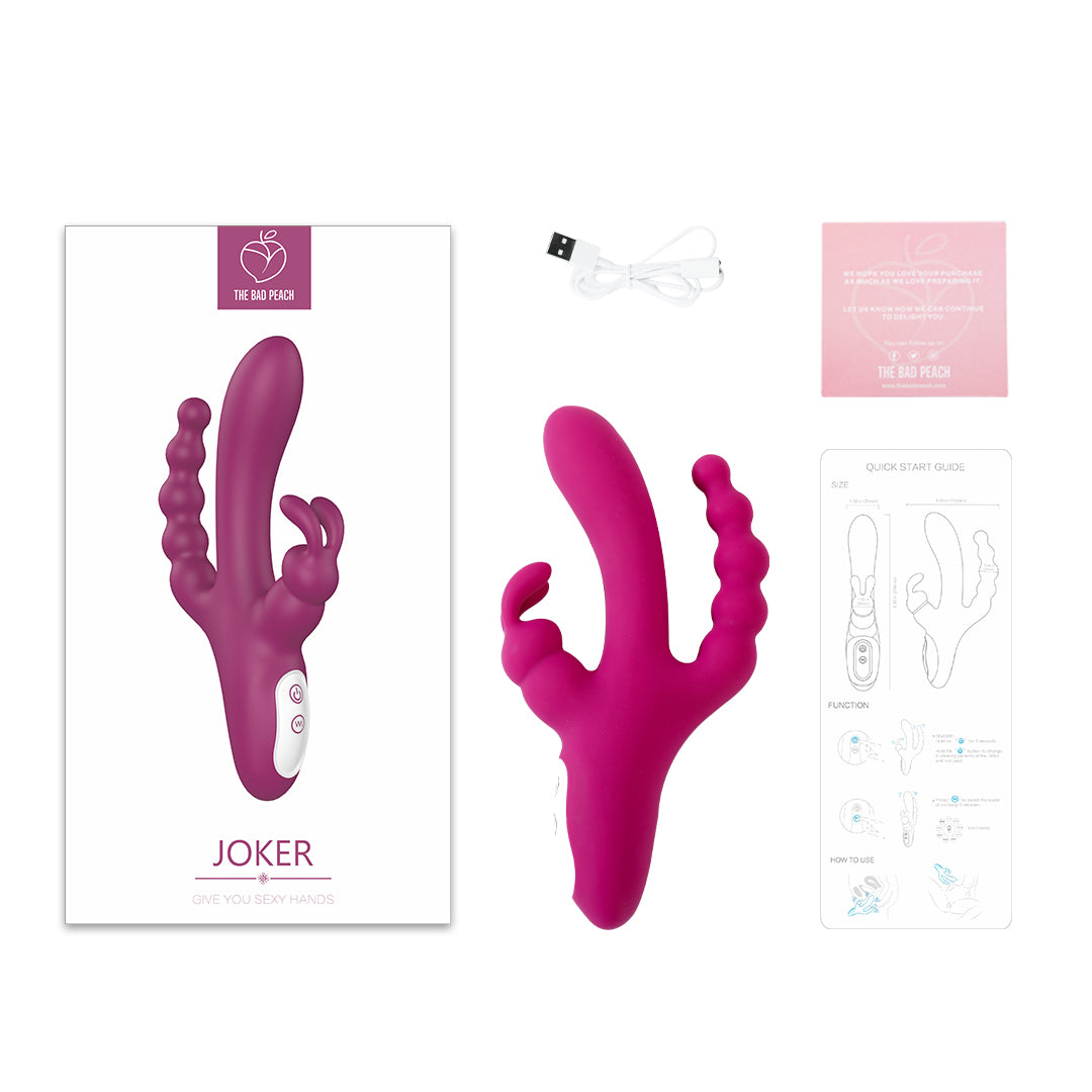Joker 3-in-1 Rabbit Vibrator product set