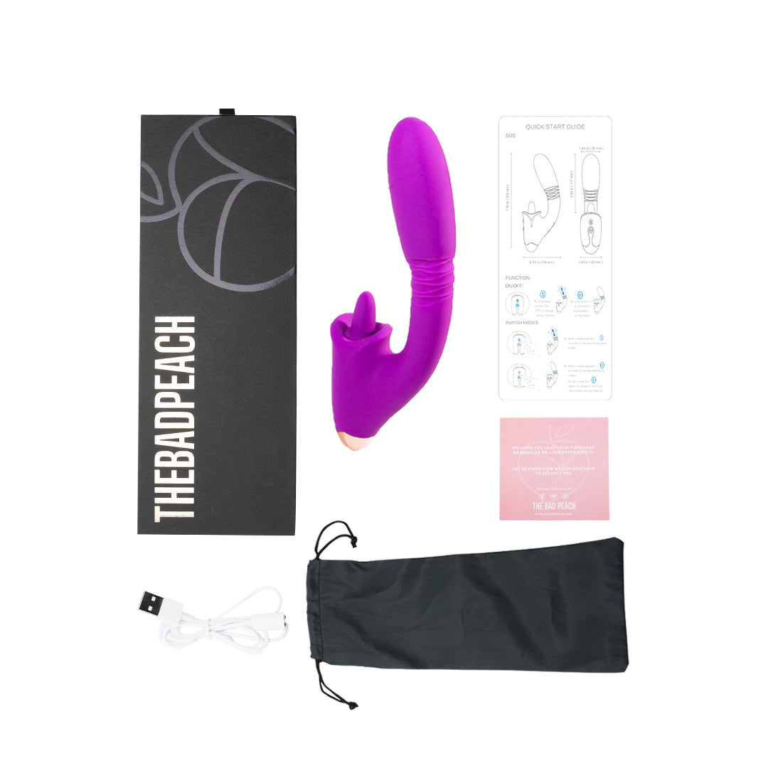 Condice Rabbit Vibrator product package from The Bad Peach