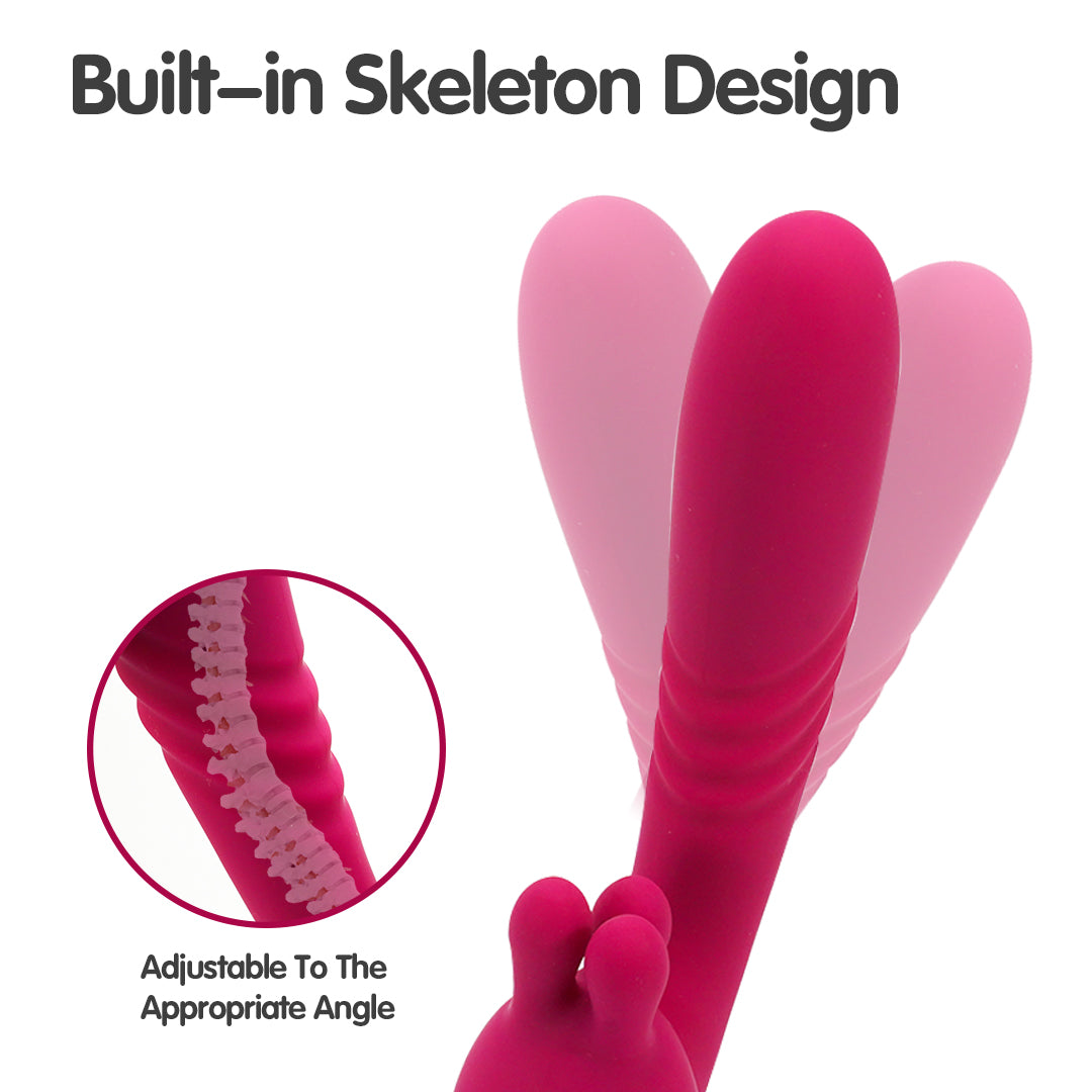 Layla Rabbit Vibrator - Skeleton Design and Adjustable Angle