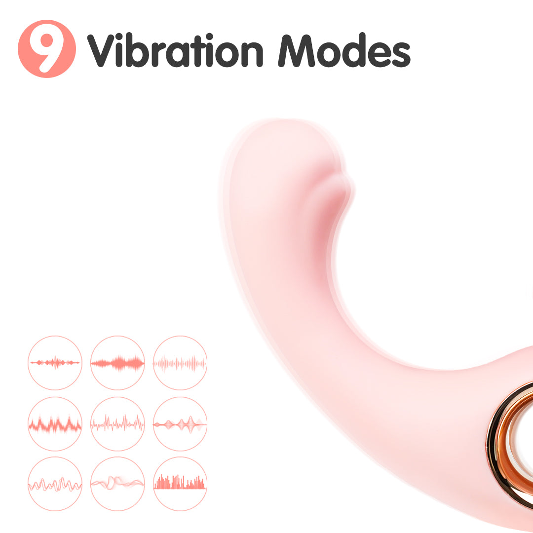 Antlers Soft Flexible Curved Finger Dildos Vibrator