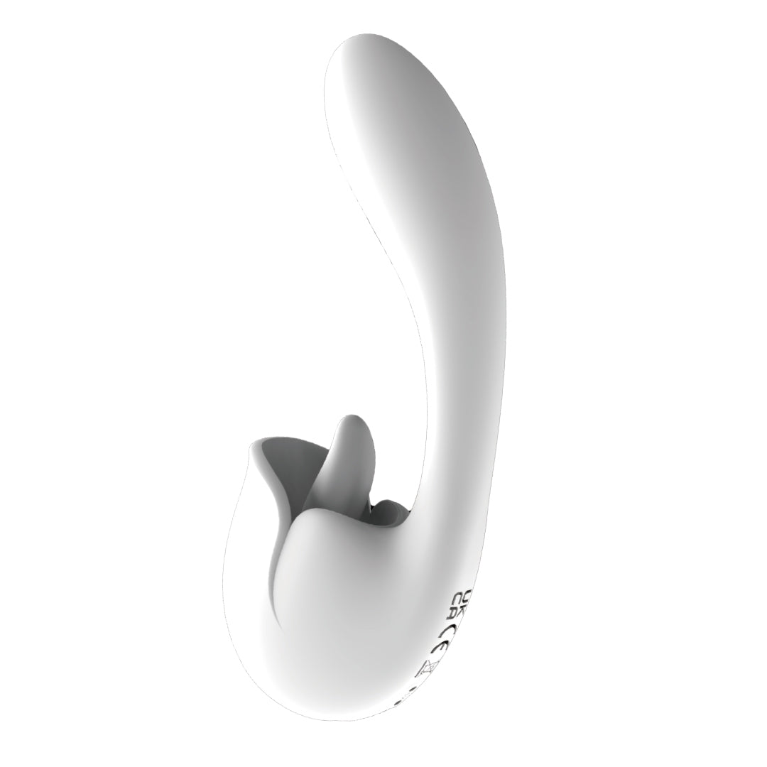 White Leblanc Mini Suction AV Bar Vibrator
